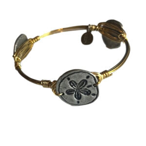 Bourbon and Bowties Sand Dollar Bangle